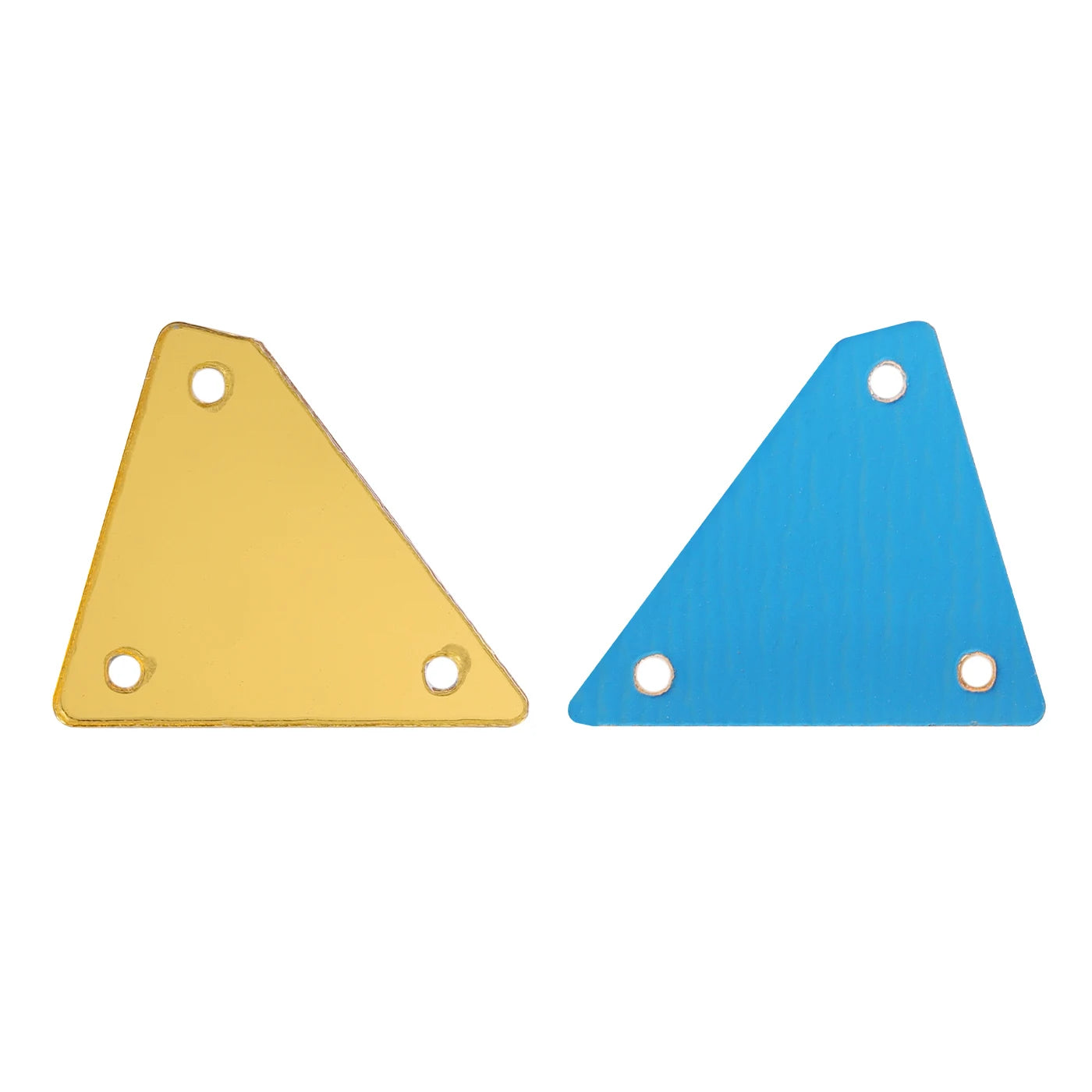 17x21mm Scalene Triangle Sewing Rhinestones 50Pcs (17 Colors) by Yiben
