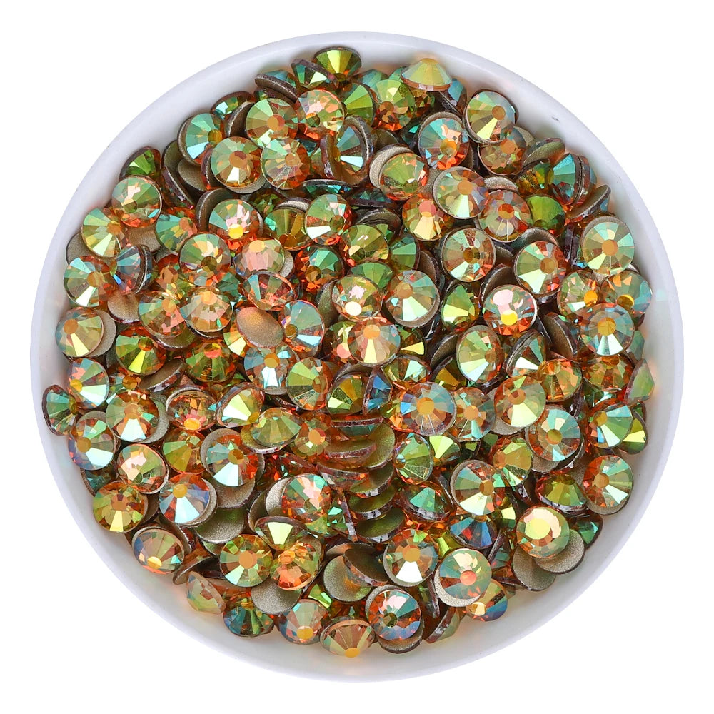 Ghost Light Glass Rhinestones SS4-SS30 Non Hotfix by Yiben