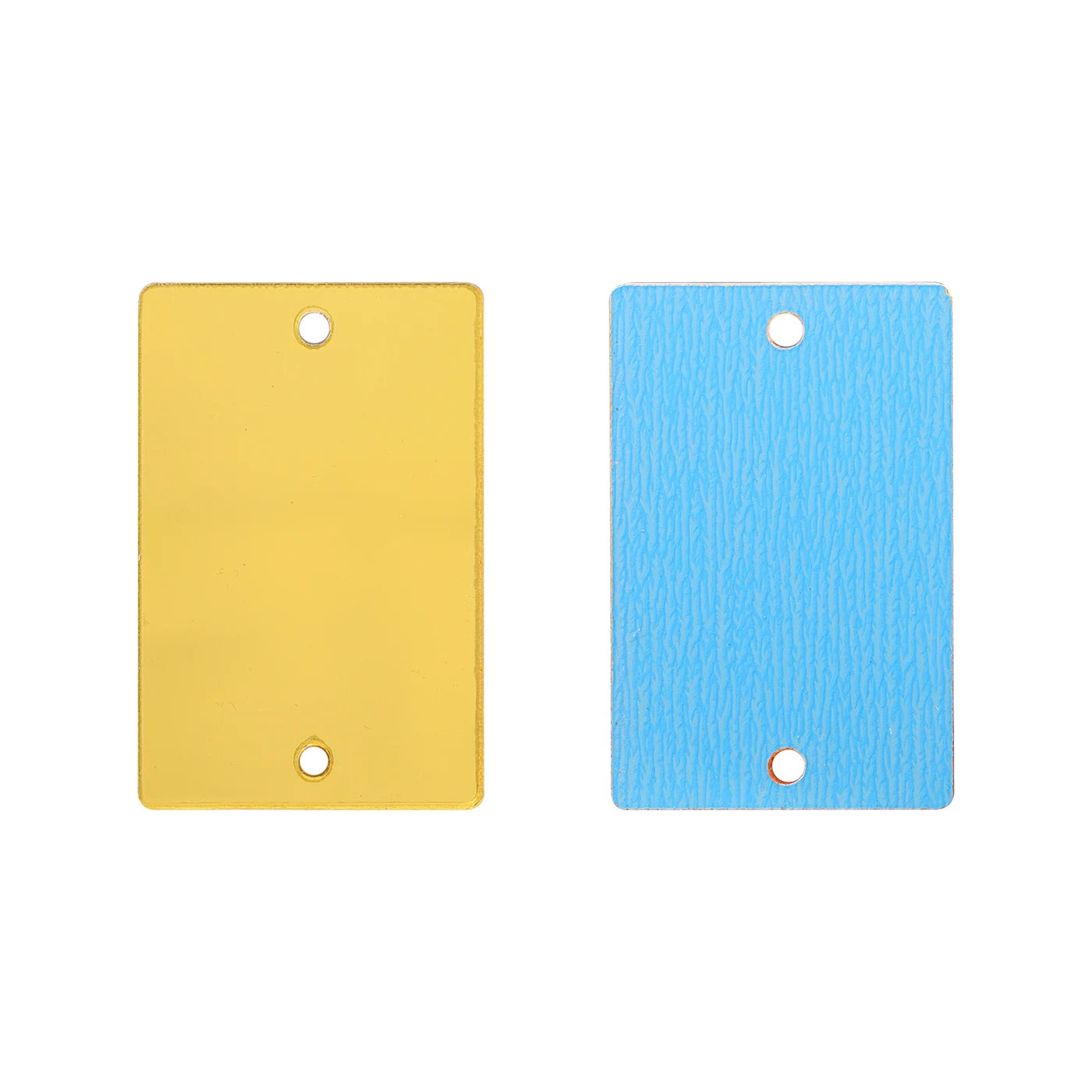 Rectangle Acrylic Rhinestones Sew-On by Yiben (17 Colors, 3 Sizes)
