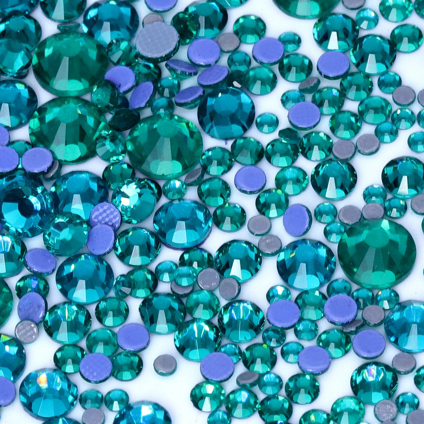 Mixed Size Top Quality Glass Hotfix Rhinestones SS6-SS30 (34 Colors) by Yiben