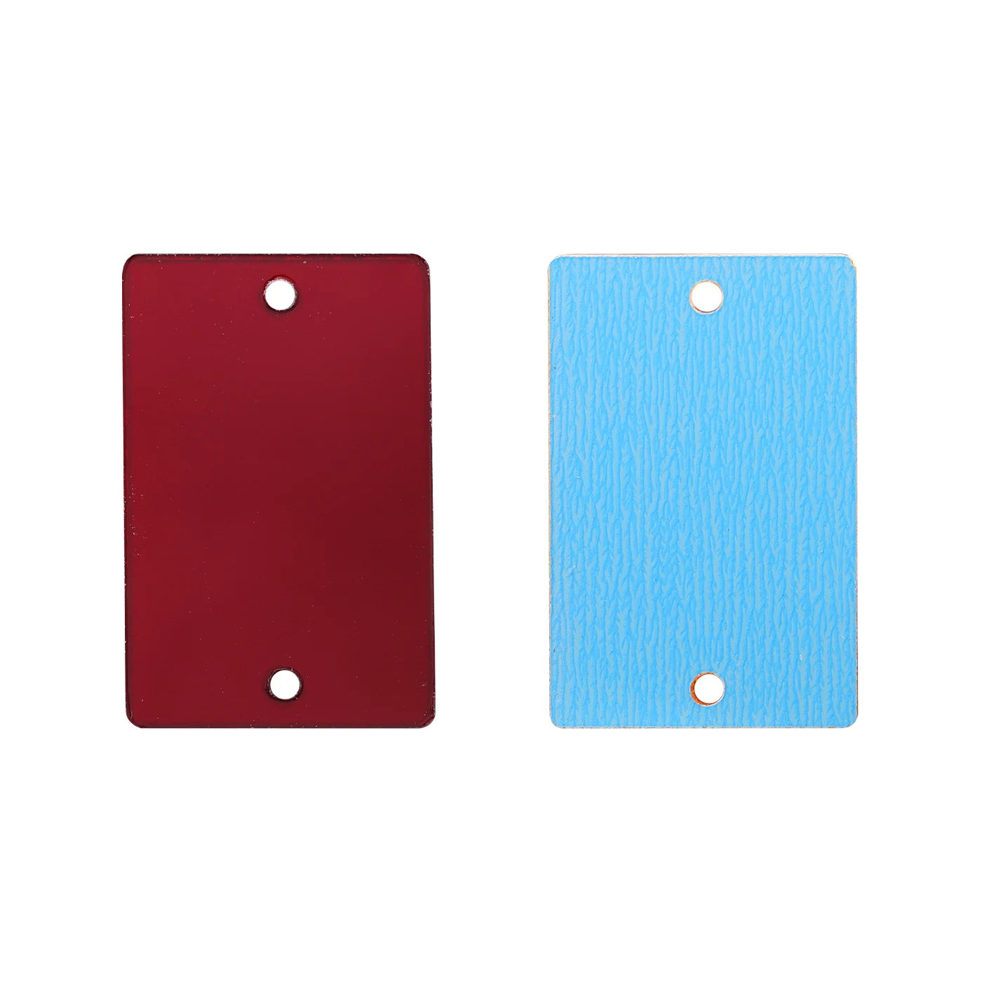 Rectangle Acrylic Rhinestones Sew-On by Yiben (17 Colors, 3 Sizes)
