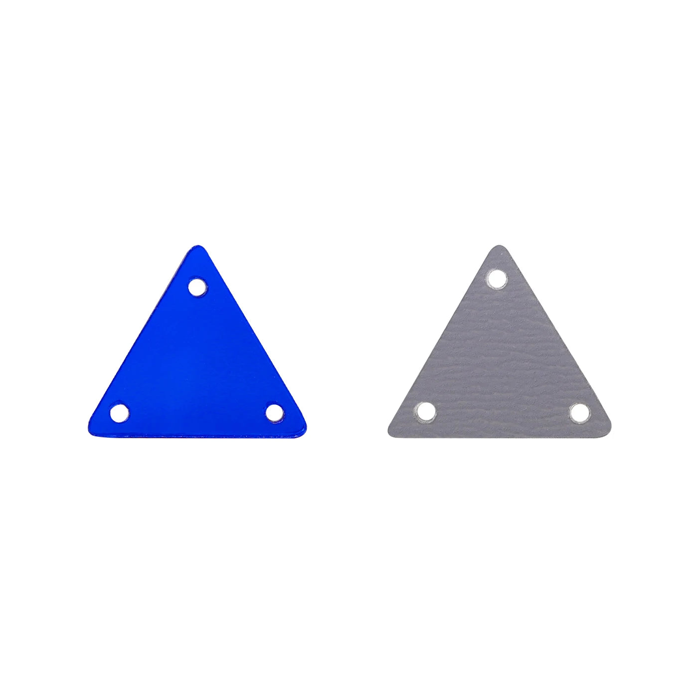 Triangle Acrylic Rhinestones Sew-On by Yiben (17 Colors, 2 Sizes)