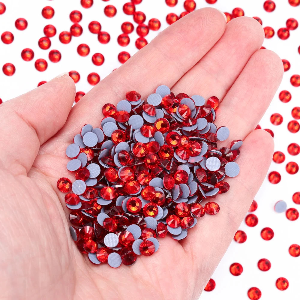 Hotfix Rhinestones SS6-SS30 Glitter Crystal 14 Colors by Yiben