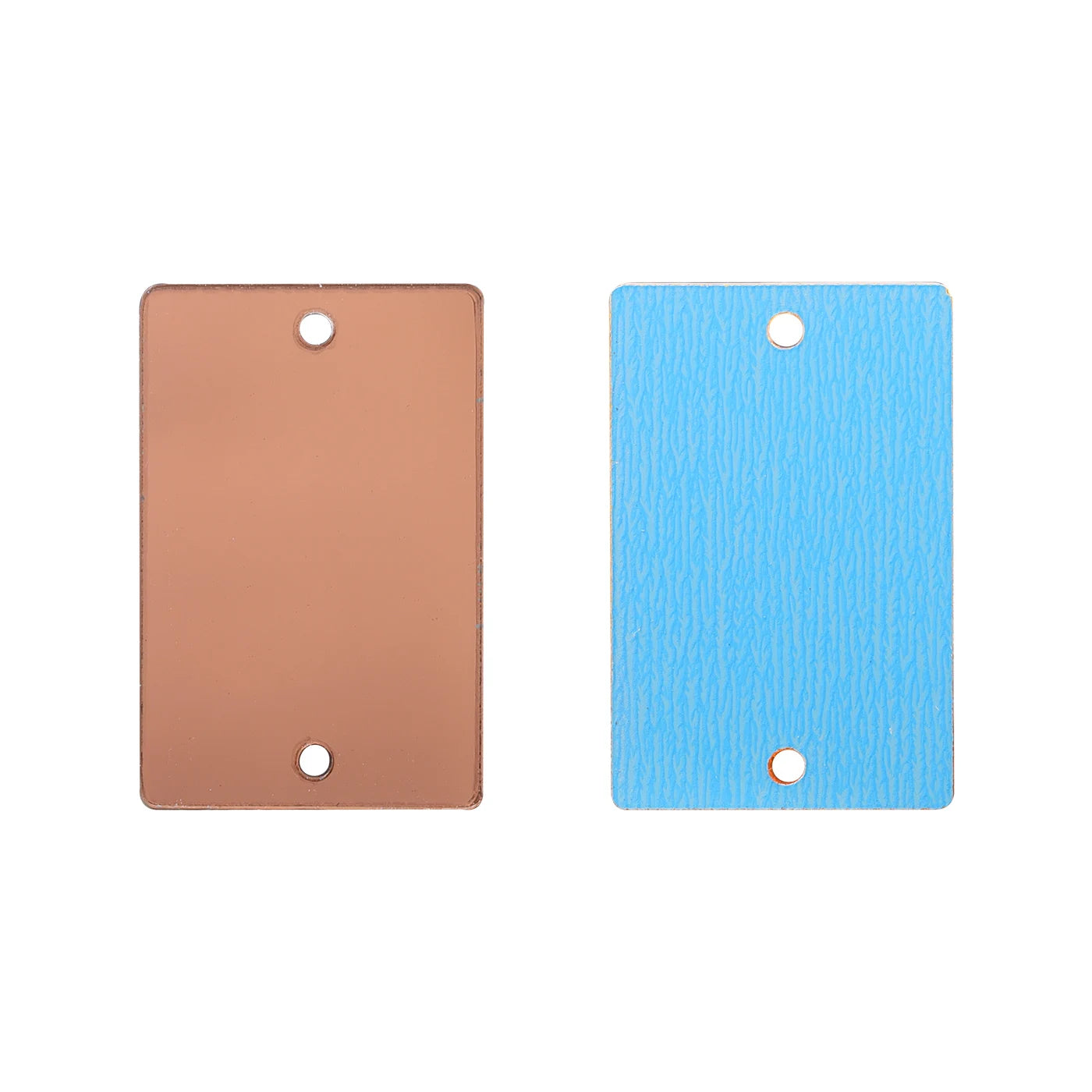 Rectangle Acrylic Rhinestones Sew-On by Yiben (17 Colors, 3 Sizes)