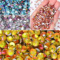 SS6-SS30 Flatback Crystal Round Rhinestones by Yiben (7 Colors)