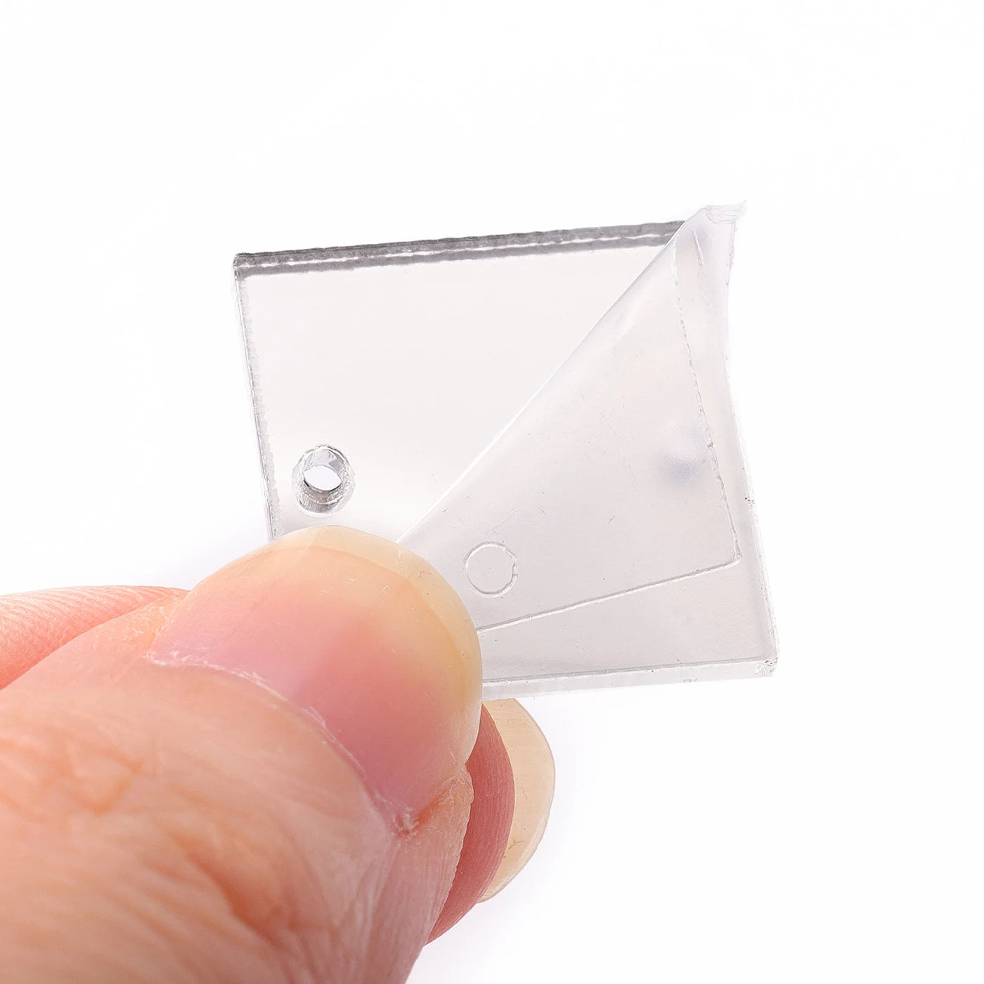 Square Acrylic Flatback Mirror Sewing Rhinestones 50Pcs (17 Colors) by Yiben