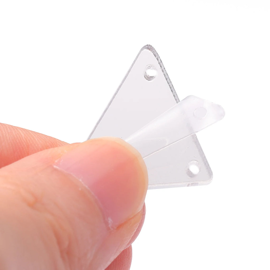 17x21mm Scalene Triangle Sewing Rhinestones 50Pcs (17 Colors) by Yiben