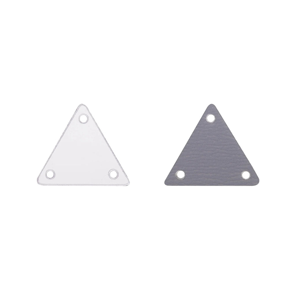 Triangle Acrylic Rhinestones Sew-On by Yiben (17 Colors, 2 Sizes)