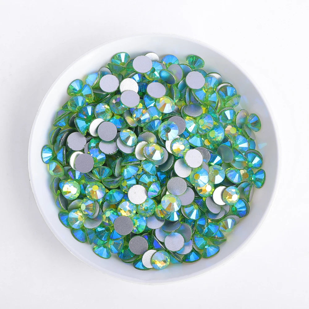 AB Series Silver Bottom Non Hotfix Rhinestones SS12-SS16 (29 Colors) by Yiben