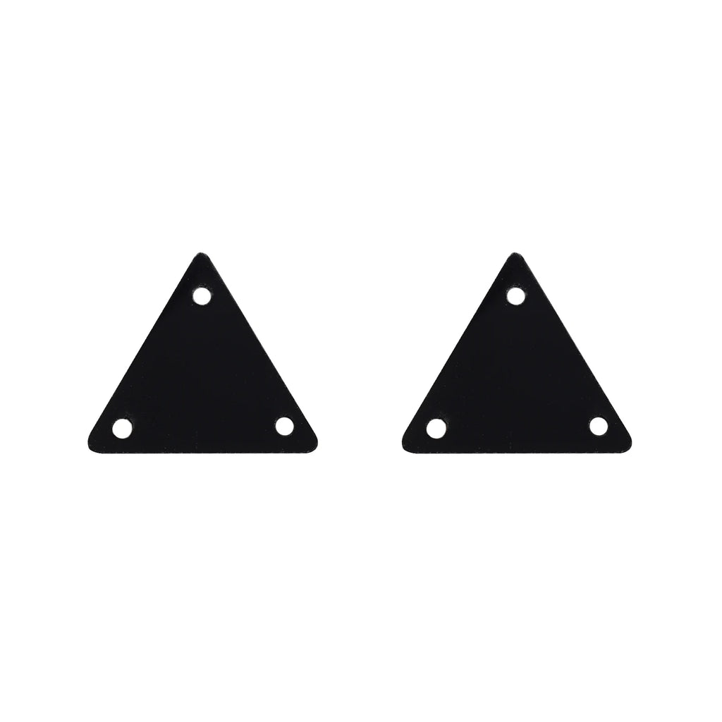 Triangle Acrylic Rhinestones Sew-On by Yiben (17 Colors, 2 Sizes)