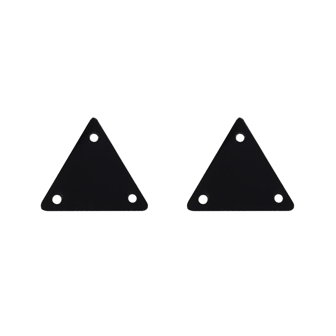 Triangle Acrylic Rhinestones Sew-On by Yiben (17 Colors, 2 Sizes)