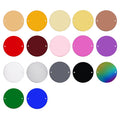 Round Flatbase Mirror Sewing Rhinestones 50Pcs Acrylic Sew On Stones by Yiben