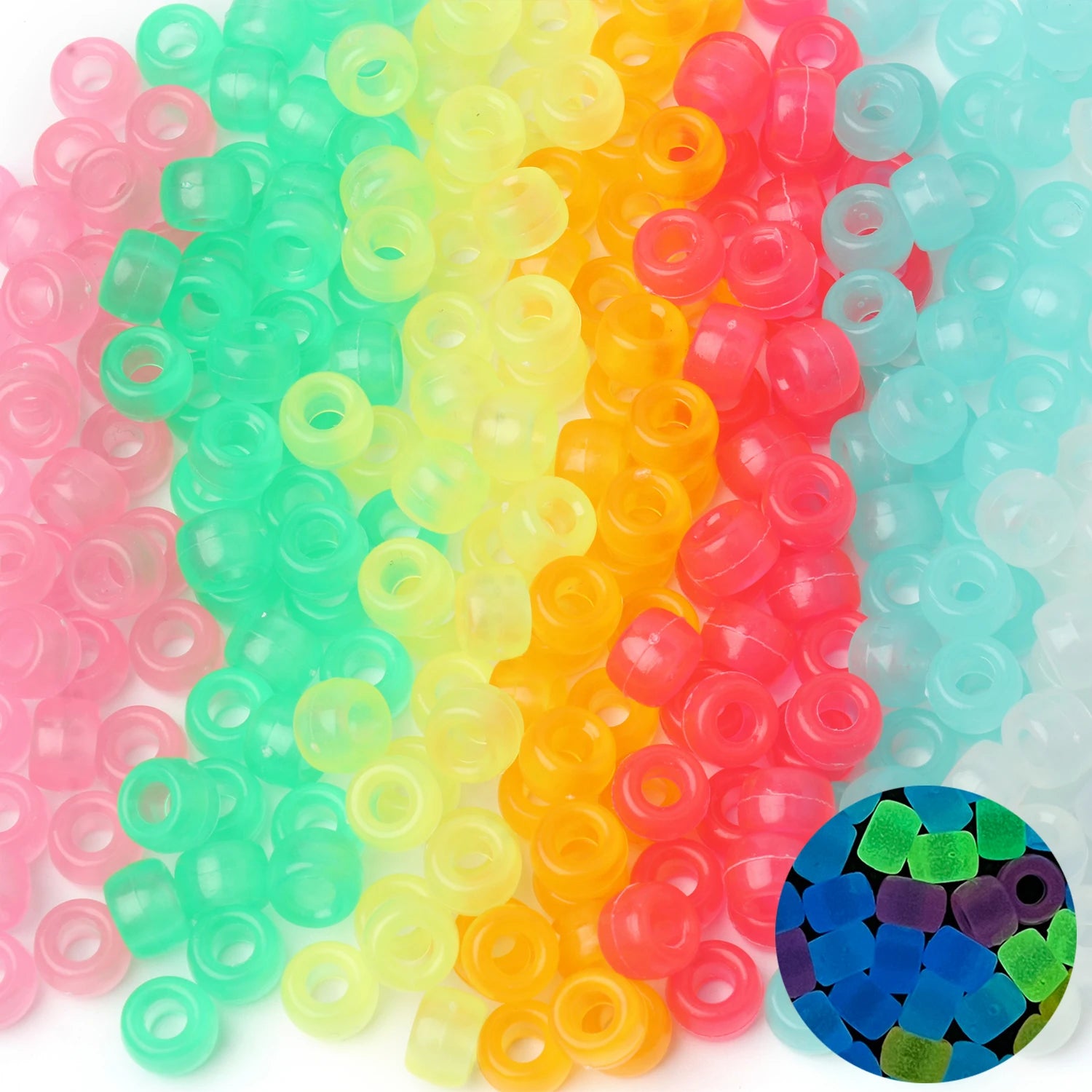 Rectangle Acrylic Rhinestones Sew-On by Yiben (17 Colors, 3 Sizes)