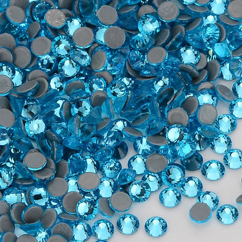 Mixed Size Top Quality Glass Hotfix Rhinestones SS6-SS30 (34 Colors) by Yiben