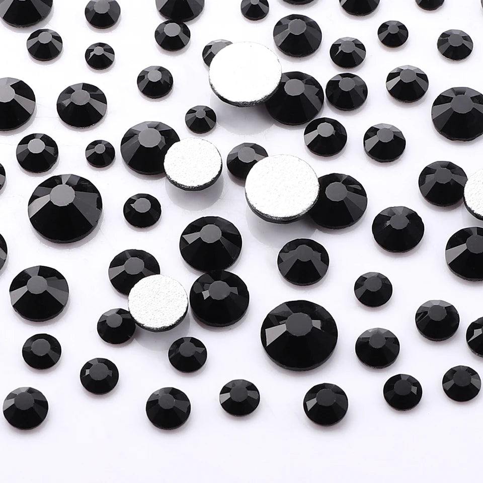 SS6-SS20 Mix Size Boxed Non-Hotfix Rhinestones by Yiben (33 Colors)