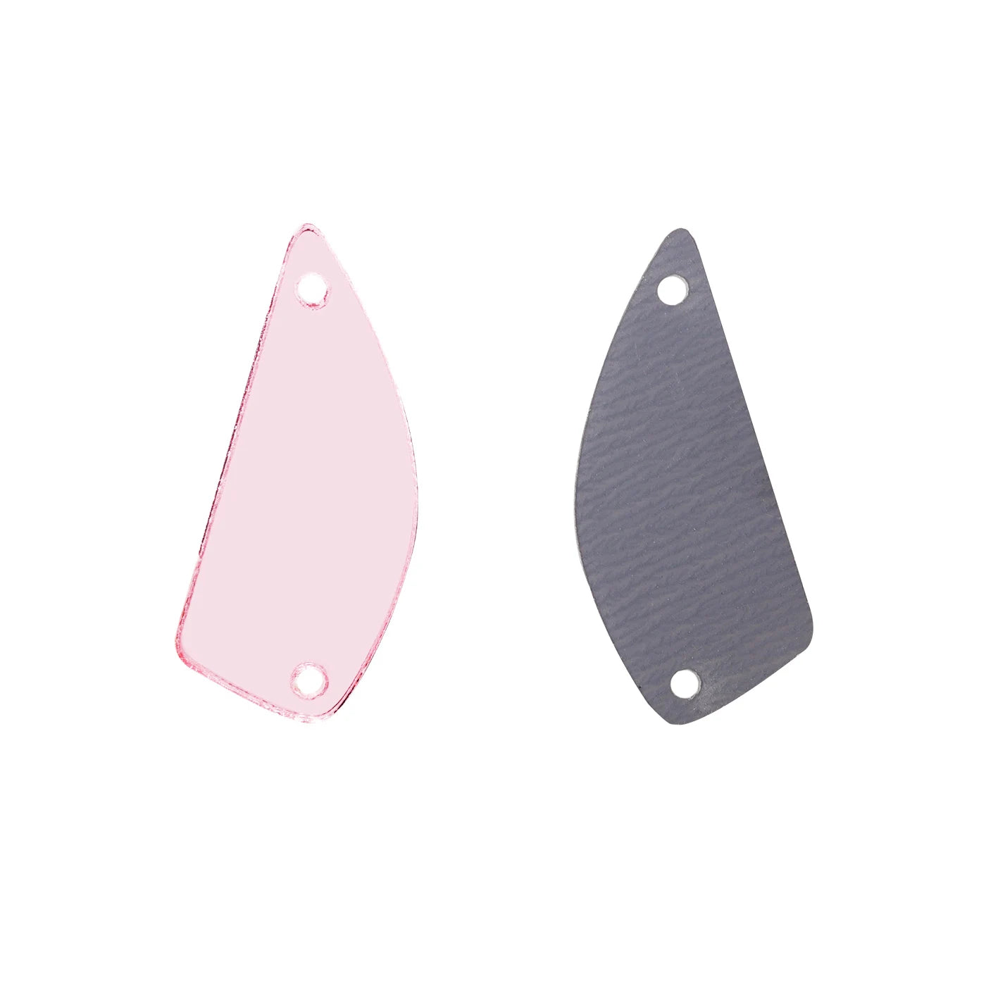 Fan Shaped Acrylic Rhinestones Sew-On by Yiben (17 Colors, 11x25mm)