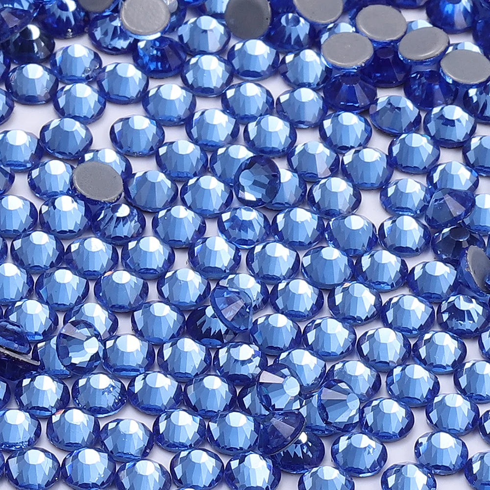SS6-SS20 Hotfix Glass Round Rhinestones by Yiben (12 AB Colors, Part 3/3)