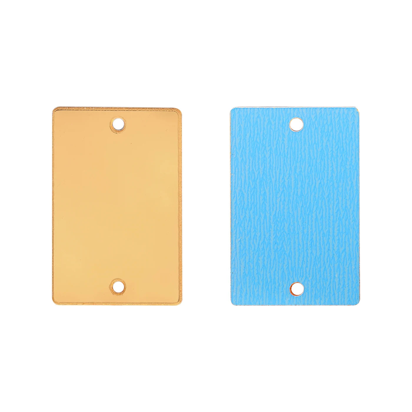 Rectangle Acrylic Rhinestones Sew-On by Yiben (17 Colors, 3 Sizes)