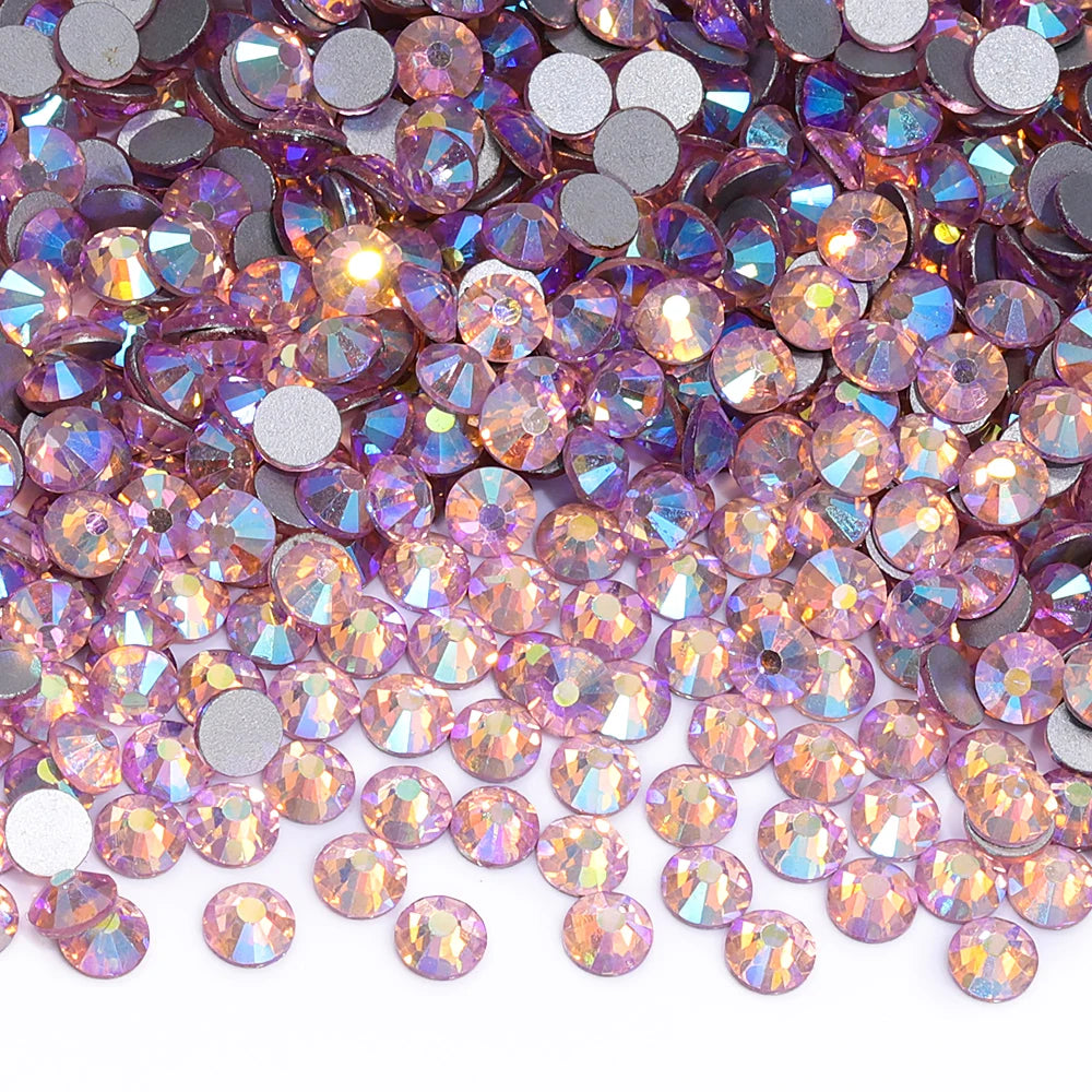 AB Series Glass Glue On Rhinestones SS20-SS30 (29 Colors) by Yiben