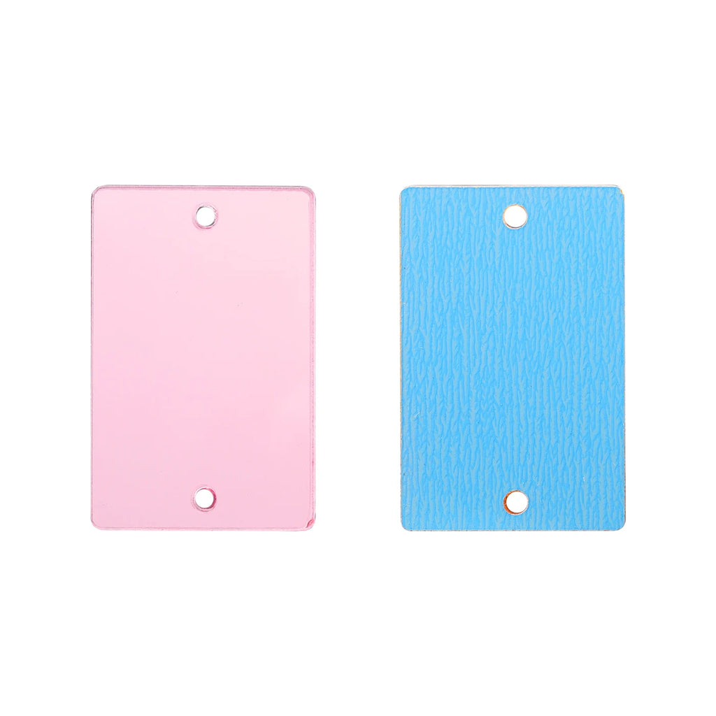 Rectangle Acrylic Rhinestones Sew-On by Yiben (17 Colors, 3 Sizes)