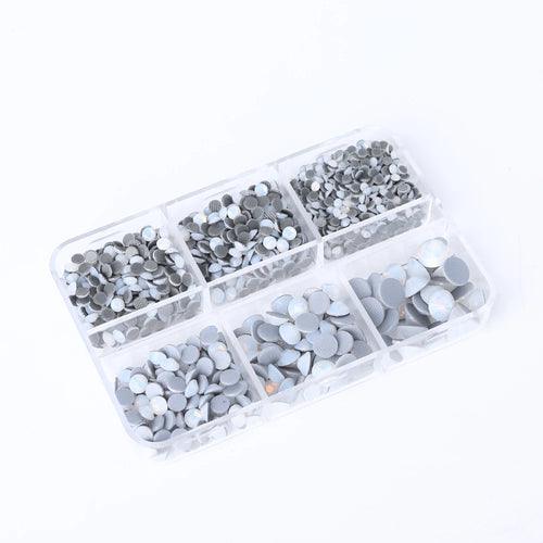 6 Boxed Hotfix Rhinestones SS6-SS30 Mix Size 32 Colors by Yiben