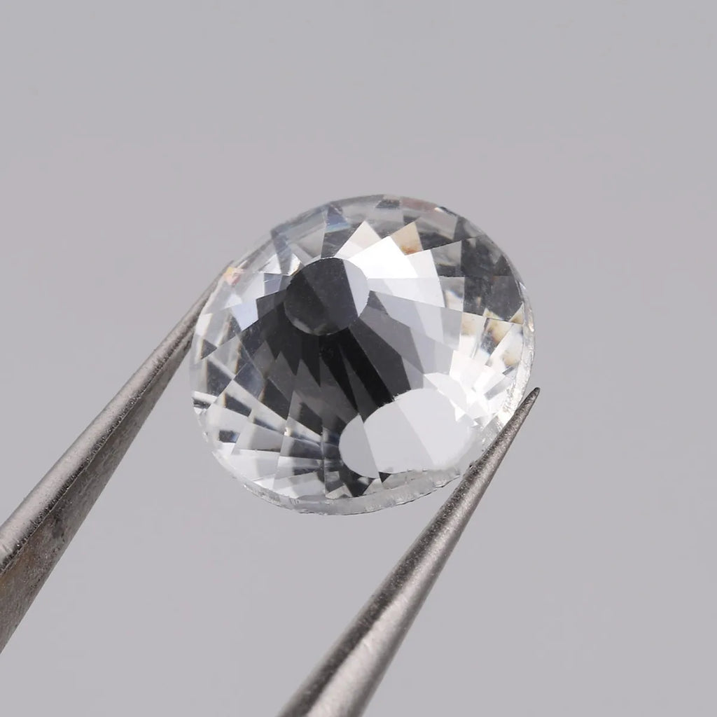 White Clear Glass Rhinestones SS3-SS60 All Sizes Non Hotfix Crystal by Yiben