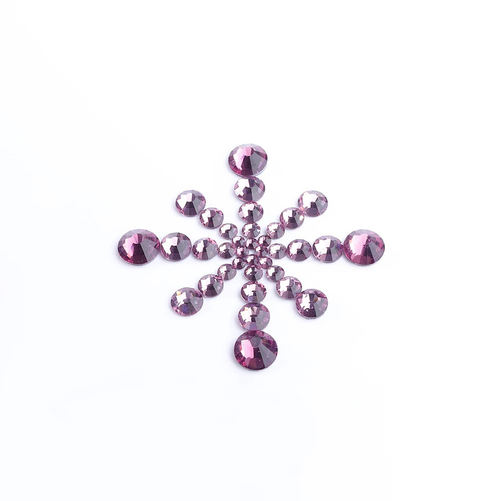 6 Boxed Hotfix Rhinestones SS6-SS30 Mix Size 32 Colors by Yiben