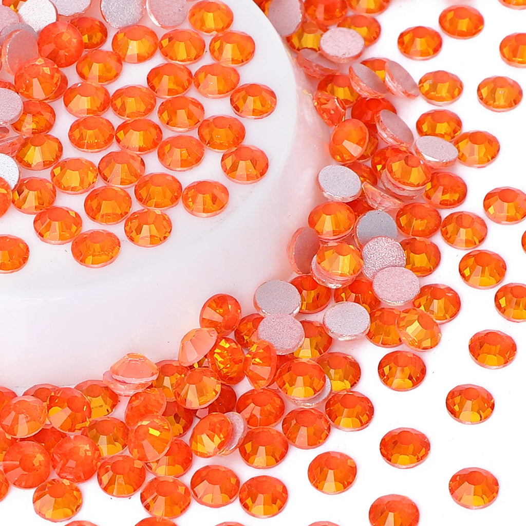 SS6-SS30 Silver Bottom Flashing Series Non-Hotfix Rhinestones by Yiben (12 Colors)