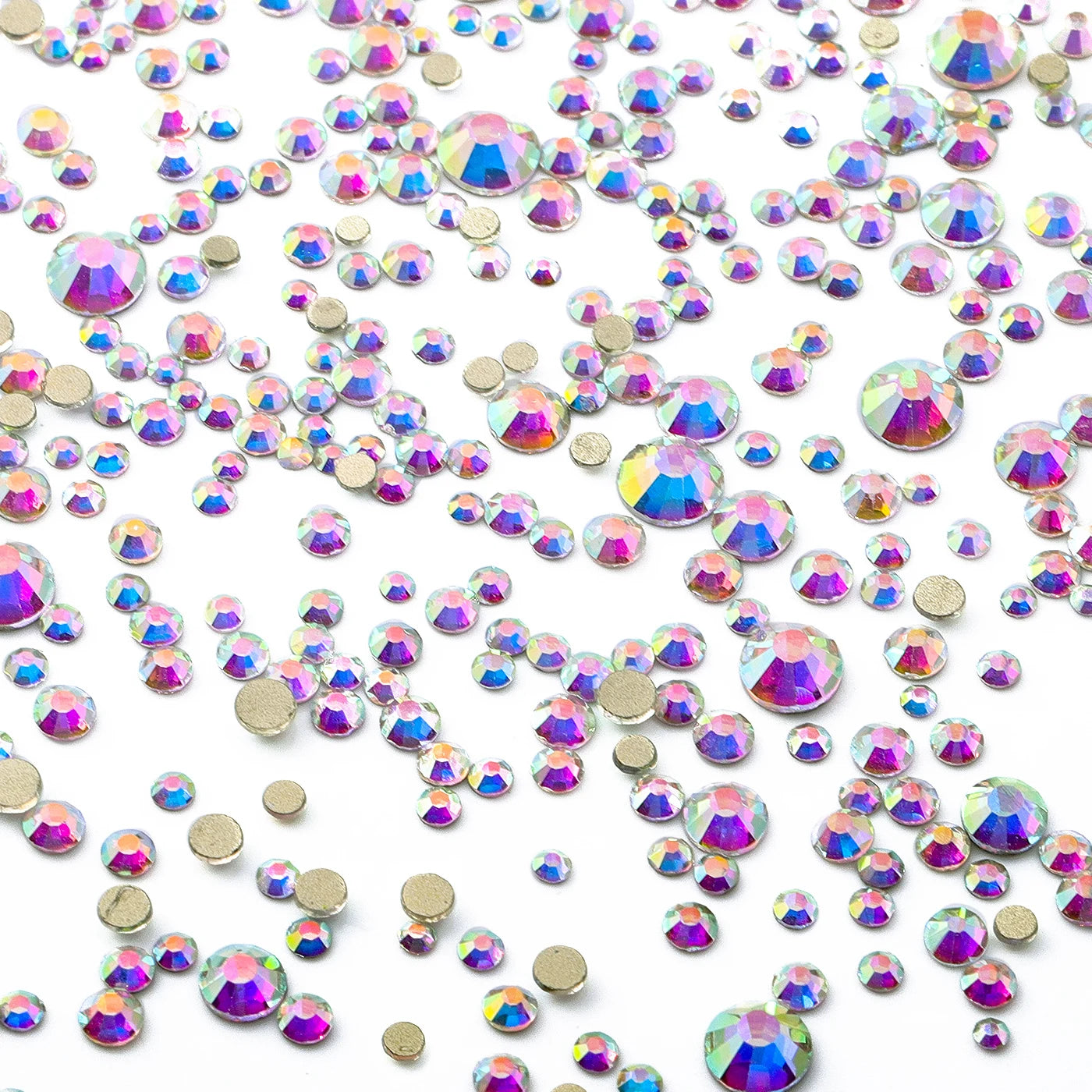 Golden Bottom Non Hotfix Rhinestones SS3-SS20 (46 Colors) by Yiben