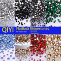 Gold Flatback Non-Hotfix Rhinestones SS3-SS20 Mix Size 33 Colors by Yiben