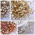 Mixed Sizes Glass Flatback Rhinestones 1440Pcs Multi Color Non Hotfix by Yiben
