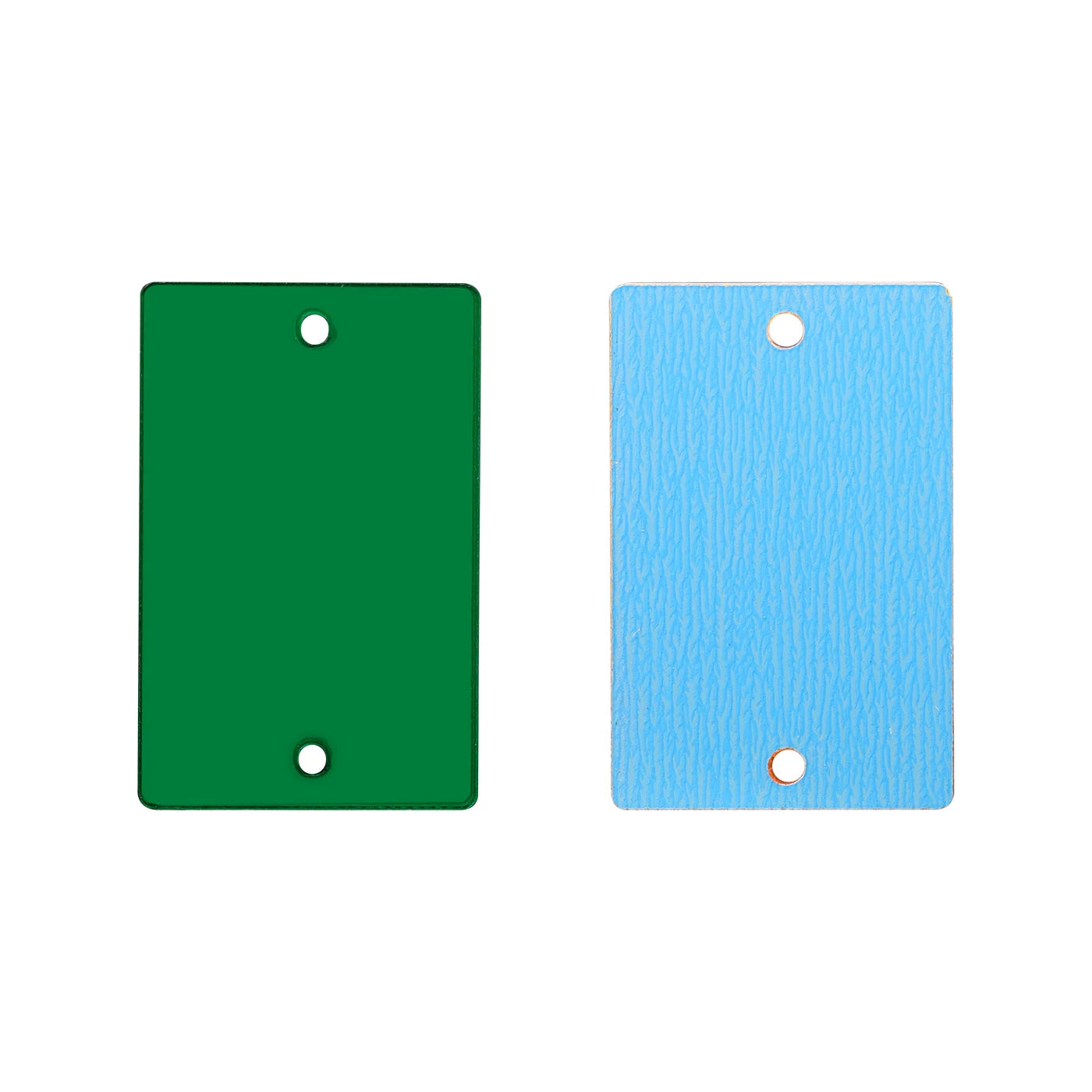 Rectangle Acrylic Rhinestones Sew-On by Yiben (17 Colors, 3 Sizes)