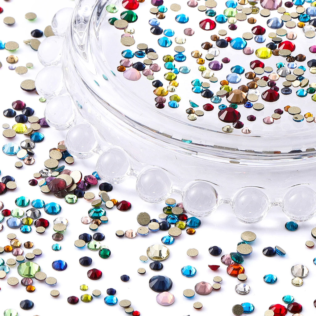 Golden Bottom Non Hotfix Rhinestones SS3-SS20 (46 Colors) by Yiben