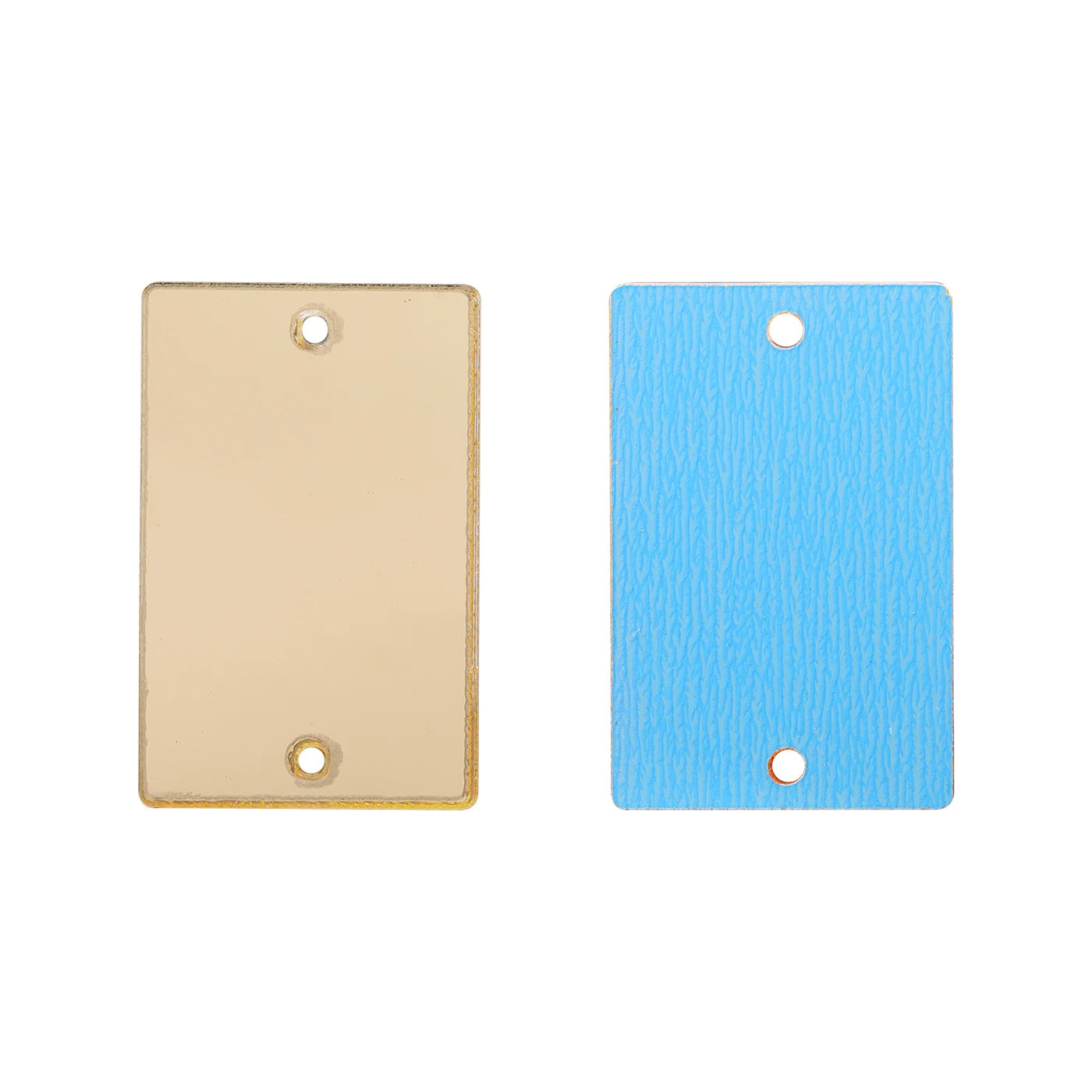 Rectangle Acrylic Rhinestones Sew-On by Yiben (17 Colors, 3 Sizes)