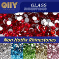 Premium Non Hotfix Silver Bottom Rhinestones (SS20-SS30) - High Quality Glass Crystal by Yiben