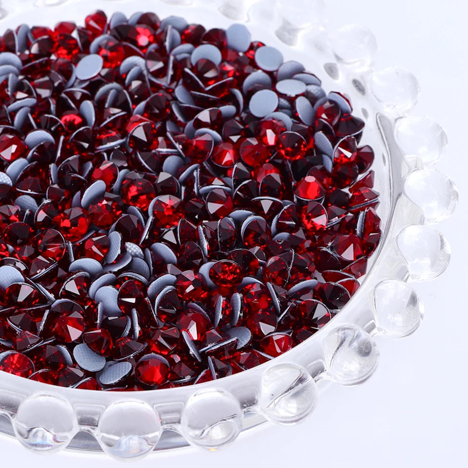 2088 Hot Fix Glass Rhinestones SS16-SS30 (31 Colors) by Yiben