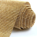 Diamond Aluminum Mesh Hot Melt Rhinestone 45cm x 120cm by Yiben