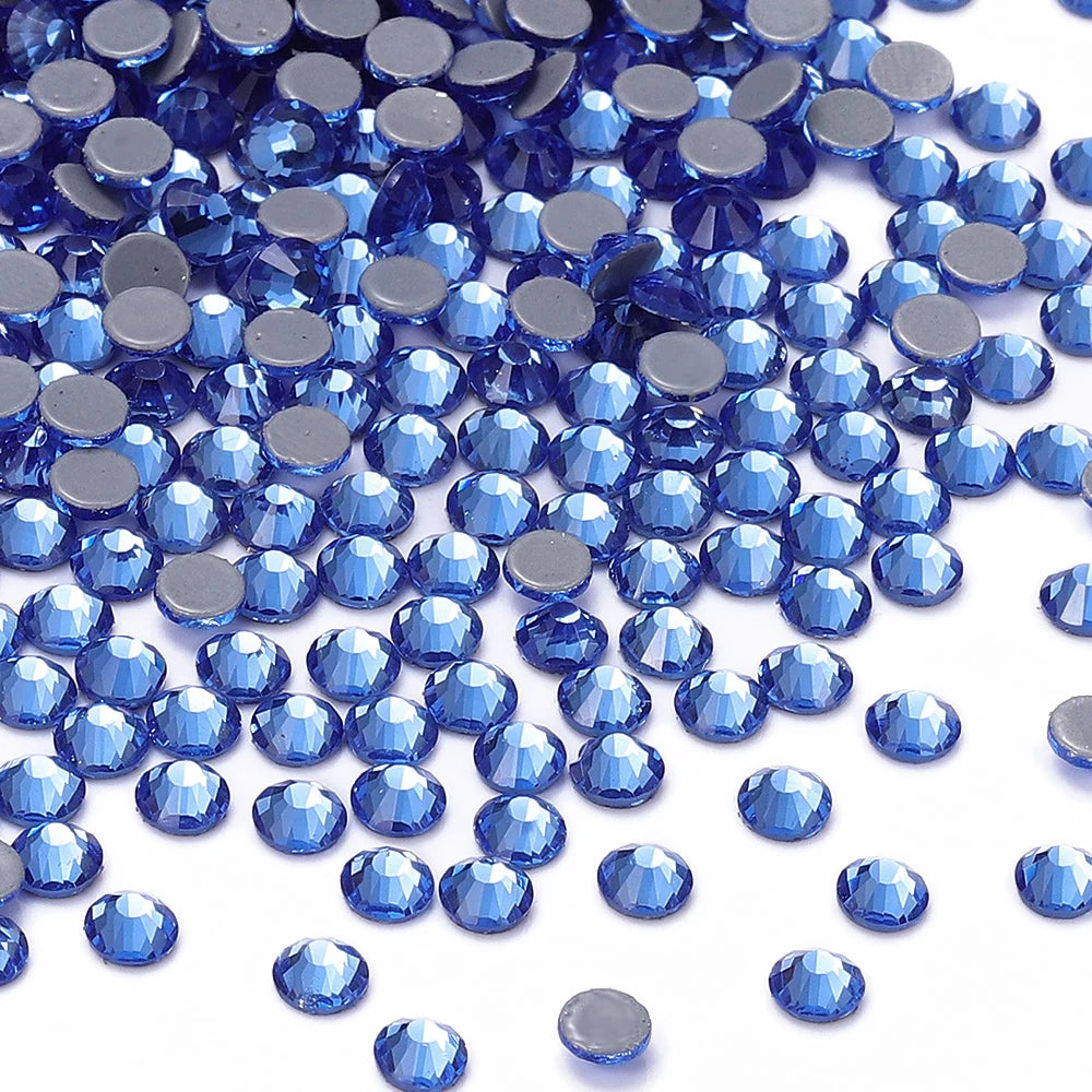 Hotfix Rhinestones SS6-SS30 Glitter Crystal 14 Colors by Yiben